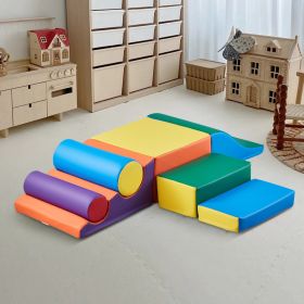 Climbing Toys 7 Piece Foam Climbing Blocks Set for Toddlers and Preschoolers