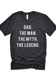 The Man The Myth Tee (Color: Deep Teal, size: S)