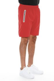 Weiv Active Sports Performance Running Short (Color: Red, size: M)
