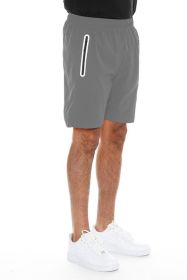 Weiv Active Sports Performance Running Short (Color: Dark grey, size: L)