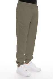 Little Better Premium Cotton Sweat Pant (Color: MILITARY, size: L)
