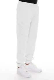 Little Better Premium Cotton Sweat Pant (Color: White, size: M)