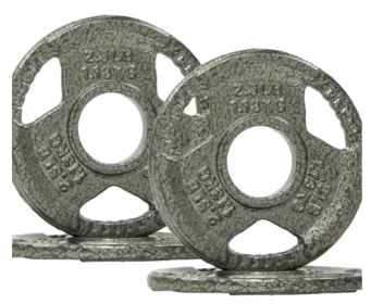 Only Supports Self Pickup  2 Inch Olympic Cast Iron Weight Plates For Strength Training And Weightlifting, Multiple Weights (Option: Half of 5LB Set of4)